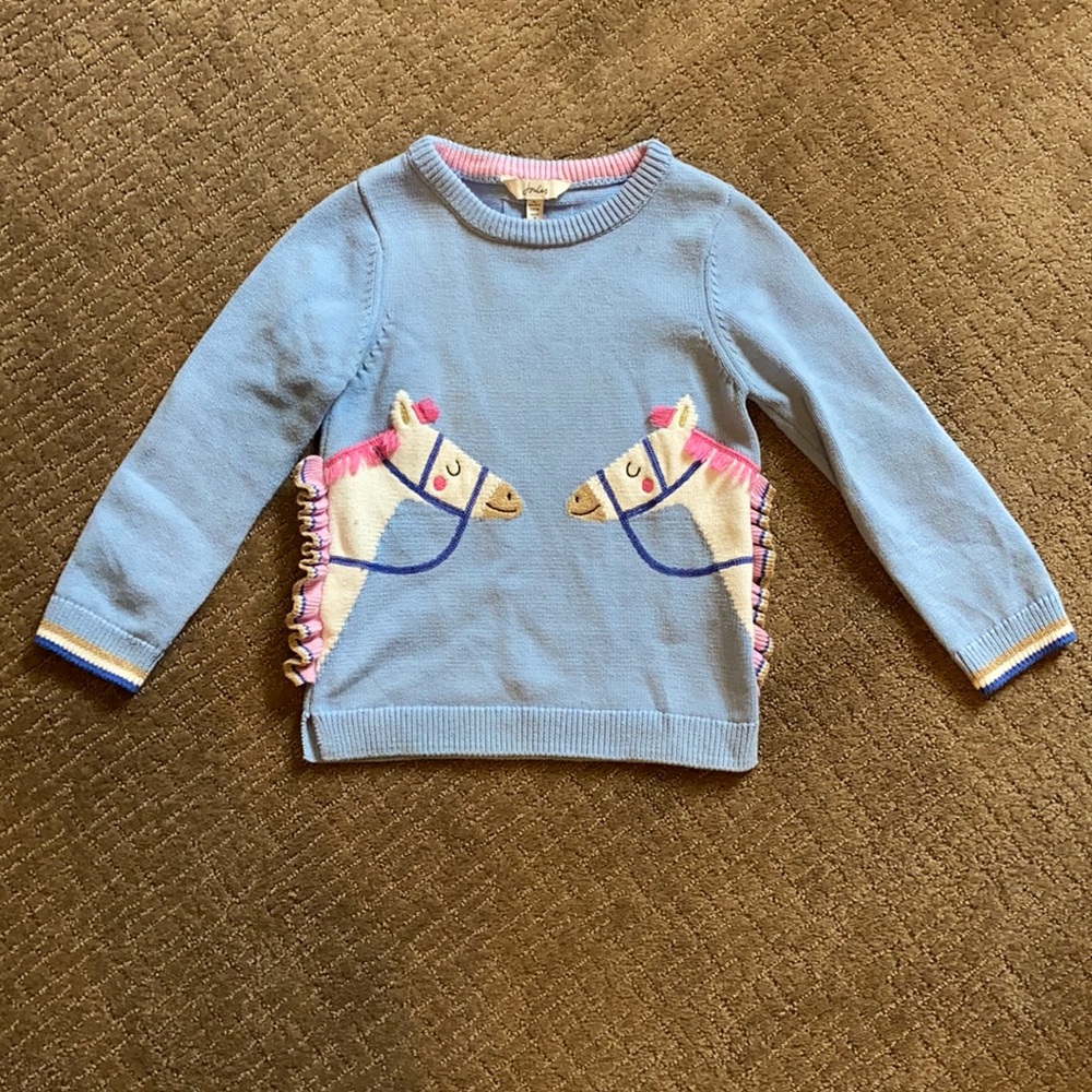 Girls Horse Sweater